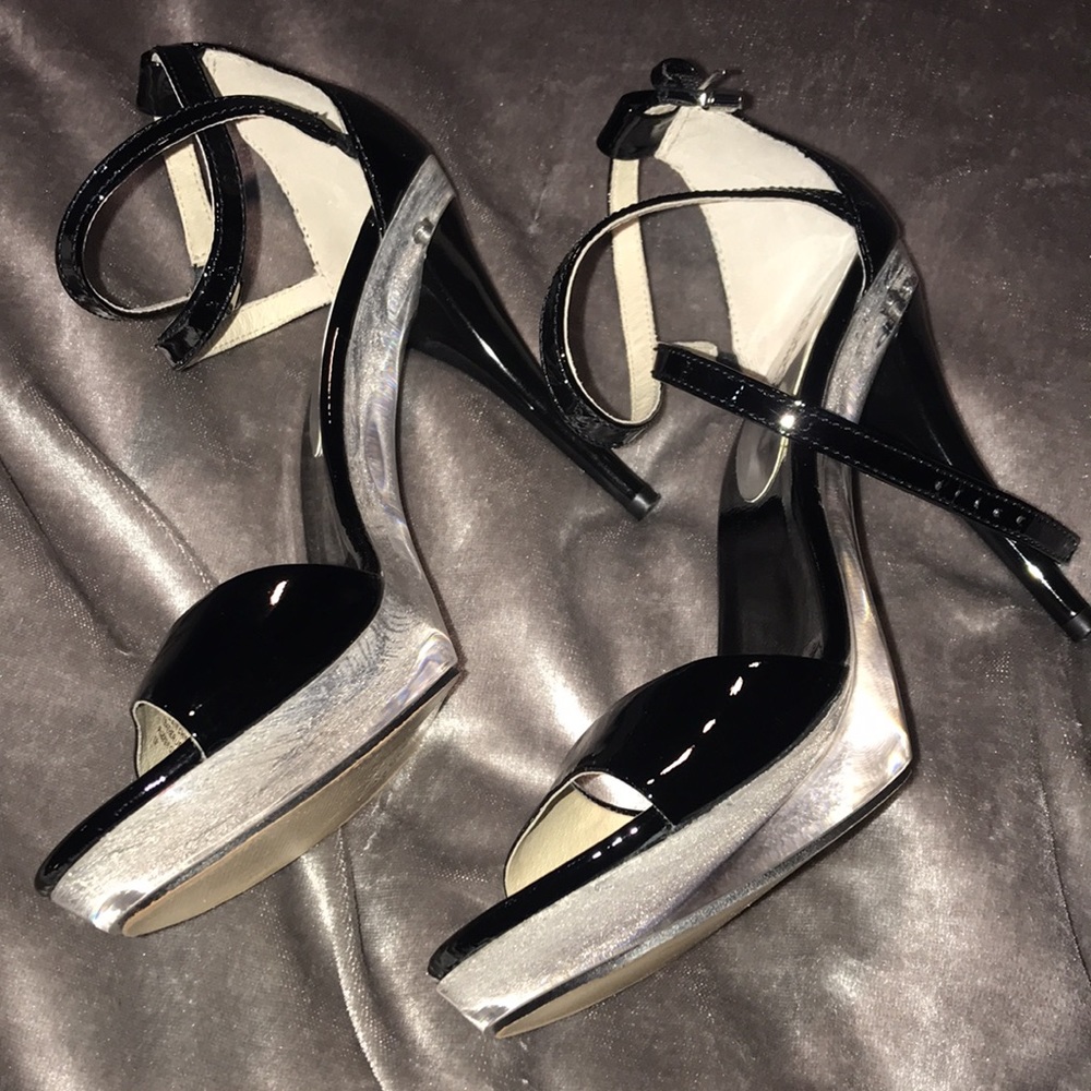 Michael Kors Black Patent Heel 4 inch heel